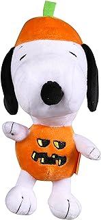 Halloween Snoopy Pumpkin Big Head Plush Dog T-Shirt w/Squeaker