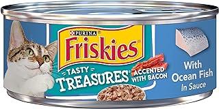 Purina Friskies Wet Cat Food with Ocean Fish in Sauce Accented With Bacon