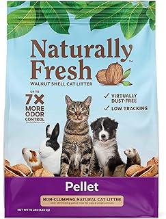 Naturally Fresh Pellet Formula Unscented Non-clumping Cat Litter, 10 lbs