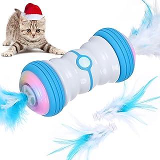 Automatic Cat Feather Toy with Colorful LED Light