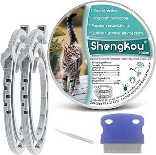 Flea and Tick Collar for Cat, Made with Premium Plant Based Essential Oil