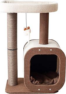 Cat Tree Condo with Paper Rope Covered Scratching Post