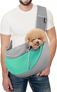 VavoPaw Dog Sling Carrier, Adjustable Non-Slip Padded Shoulder Strap