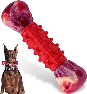 RANTOJOY Nylon Rubber Dog Chew Toy Bone for Large Breed