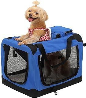 Pet Crate for Dogs Blue M
