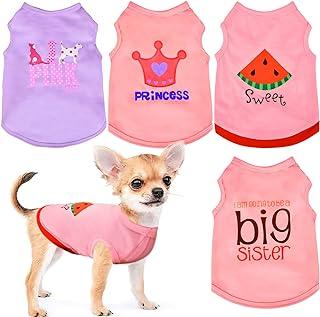Small Dog Clothes, Set of 4 Tiny Dog Clothing Outfit