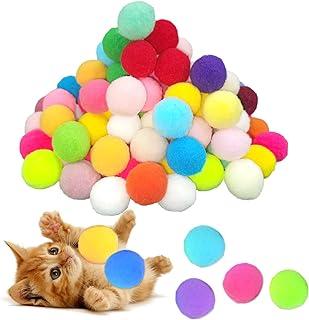 Cat Puff Balls Playing and Exerting, Assorted Color