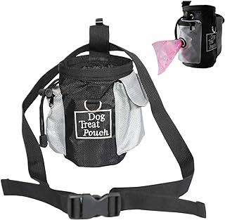 Doglay Pet Treat Pouch with Adjustable Waist Strap and Poop Bag Dispenser
