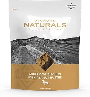 Diamond Naturals Adult Dog Biscuit Treat is Made from Quality Peanut Butter and Chicken Protein