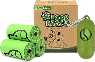 Joytale Dog Poop Bags 100% Compostable[Comply with ASTM D6400 Standards]