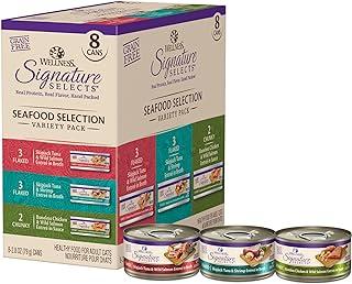 Natural Canned Grain Free Cat Food Variety Pack, Seafood