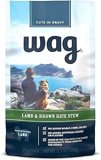 Amazon Wag Wet Dog Food Topper, Lamb & Brown Rice Stew in Gravy