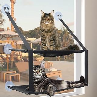Cat Window Perch Double for Large and Small cat Size