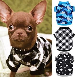 Boy Dog Sweaters for small dogs – 3-Pack