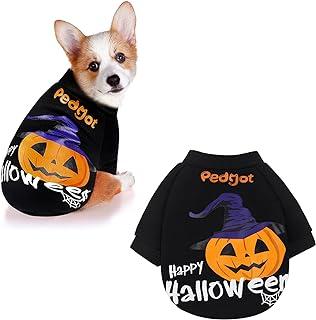 Pedgot Halloween T-Shirt Black Pet Clothes Breathable Stretchy Tee