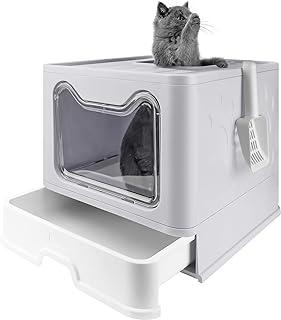 Bolux Foldable Cat Litter Box with Lid