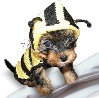 Bee Small Dog Sweater Teacup Puppy Clothes