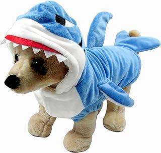 ChezAbby Funny Shark Dog Cat Costumes Pet Halloween