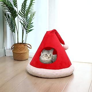 NIBESSER Christmas Tree Cat Tent House Self-Warming 2 in 1