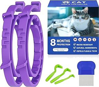 Cat Flea and Tick Collar 2 Pack Made with Plant Based Essential Oil