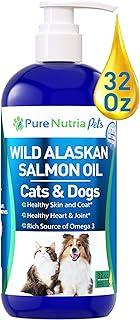 Wild Alaskan Salmon Oil for Dogs 32oz Pump Bottle
