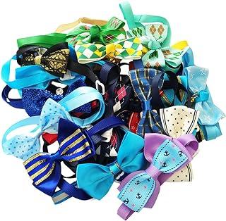 Small Dog Cats Bow Ties Kitten Puppies Adjustable Collar for Boy Male