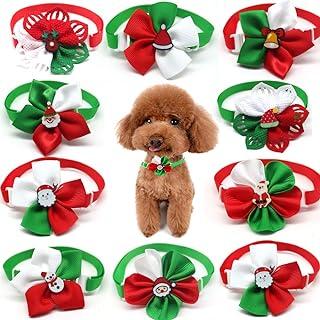 Masue Pets 10pc/Pack Christmas Puppy Cat Dog Ties