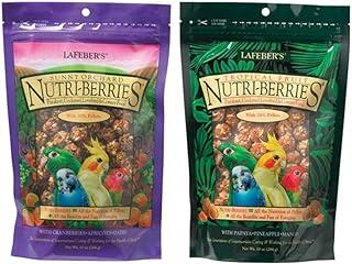 LAFEBER’S Nutri-Berries Parakeet, Cockatiello & Lovebird 2 Flavor Variety Bundle