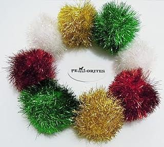 PETFAVORITES Bushy Sparkle Ball, Interactive Glitter POM Pom Kittens