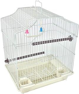 White 14-inch Extra Small Birds Parakeet Cage for Finches