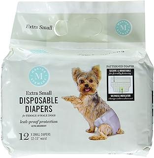 Disposable Female Dog Diapers Size X-Small