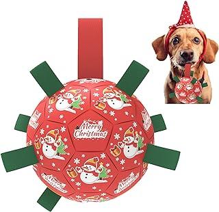 Christmas Dog Toys Large Breed Outdoor Jolly Ball for Small Mudiem