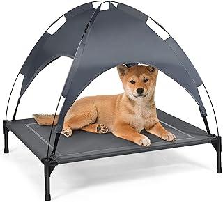 Giantex Elevated Dog Bed with Removable Canopy