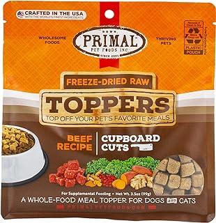 Primal Cupboard Cuts Freeze Dried Raw Dog Food Topper Beef