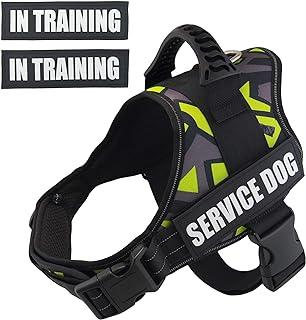 Dihapet Reflective Large Dog Harness, Pet Training Vest with Quick Control Handle