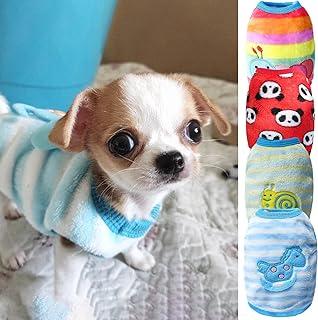 Fall Dog Clothes for Small Canine Boy Winter Puppy Sweaters
