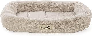 TrustyPup Quilted Crate Bolstered Mat Dog Bed