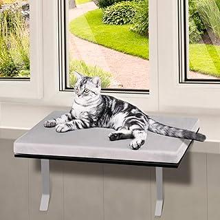 Topmart Cat Window Seat Wall Mount Perch House Pets Furniture Saving Space All Around 360 Sunbath for cats