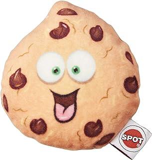 SPOT Fun Food Chocolate Chip Cookie 4″ Soft Plush Dog Toy