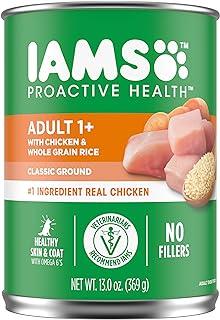 IAMS PROACTIVE HEALTH Adult Wet Dog Food Classic Ground with Chicken and Whole Grain Rice