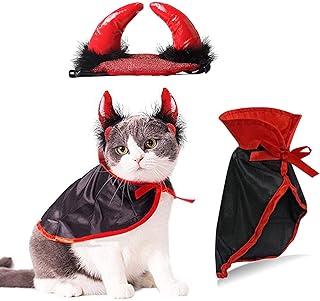 IFLYOOY Cat Halloween Costume Cosplay for Small Dog