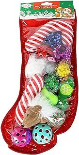 Midlee Christmas Stocking Cat Toy Gift Set