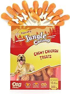 Jungle Calling Chewy Chicken Dog Treats Rawhide Free