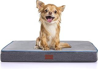 SunStyle Home Waterproof Dog Bed with Orthopedic Egg Crate Foam
