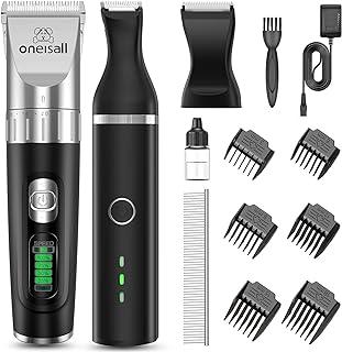 Oneisall Dog Grooming Clippers for Thick Coat