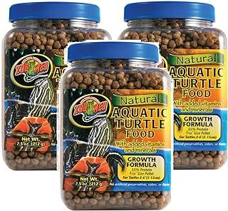Zoo Med Natural Aquatic Turtle Food with Growth Formula, 7.5 Ounces Per Container