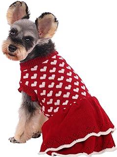 Kuoser Puppy Dog Sweaters Knitwear Vest Turtleneck Pullover