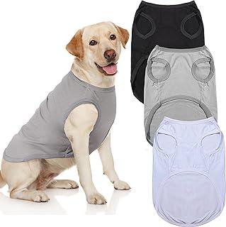 Dog T-Shirt Blank Clothes 3Pieces