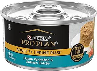Purina Pro Plan Senior Cat Food Wet Pate, Ocean Whitefish and Salmon