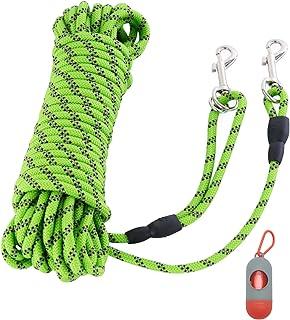 Long Rope Leash for Dog Training 16Ft 30FT 50Fi, Reflective Heavy Duty dog leashes